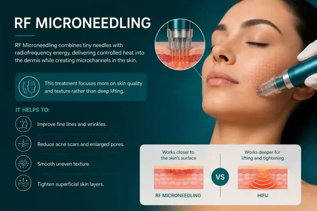What Does RF Microneedling Do That HIFU Alone Cannot Rutherglen