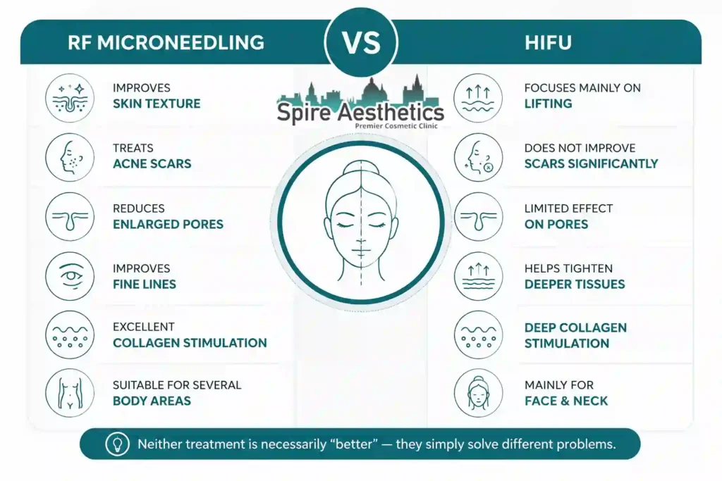 RF Microneedling vs HIFU: Which Treatment Gives Better Results Rutherglen?